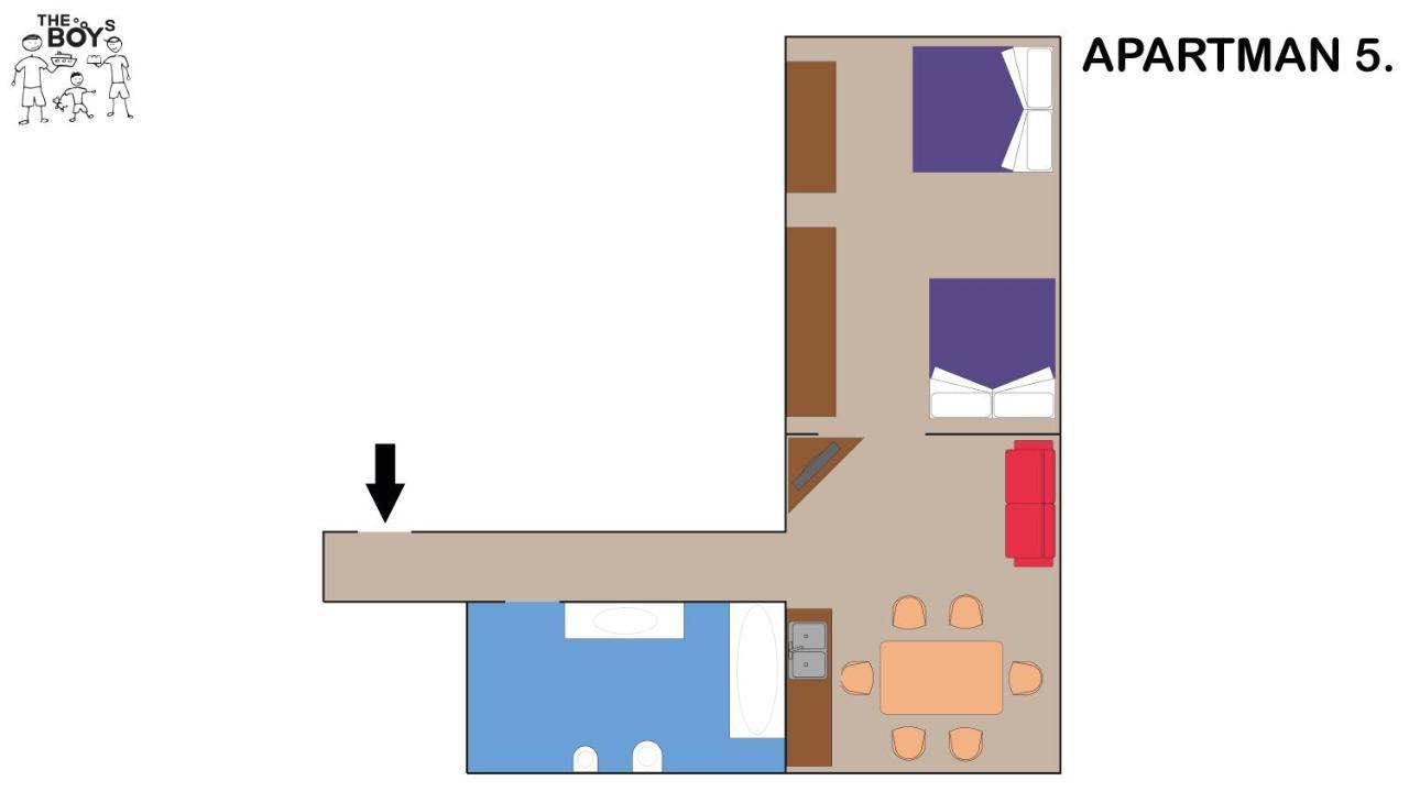 שיופוק The Boys Apartman מראה חיצוני תמונה