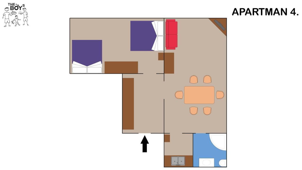 שיופוק The Boys Apartman מראה חיצוני תמונה